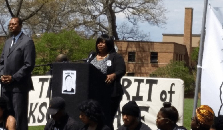 Mother of Tamir Rice Gives Speech at Event Commemorating Kent State Shootings