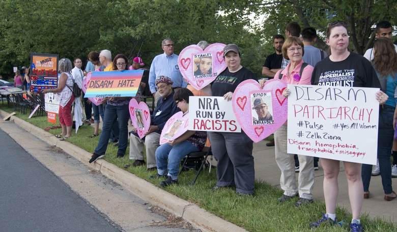 Protesters at HQ: NRA Turns 'What Should be a Fist-Fight Into a Murder'
