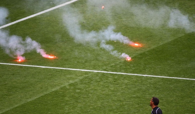 How Did Croatia Soccer Fans Get Flares Into the Stadium?