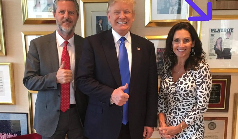 Trump Called Jesus an Egomaniac in Playboy 'Evangelical Leader' Jerry Falwell Jr. Posed With