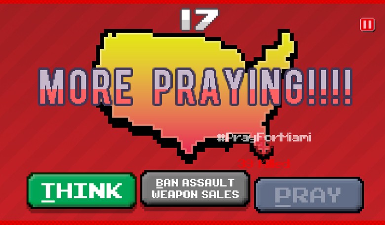 Internet 'Game' Mocks Offering Thoughts & Prayers After Mass Shootings