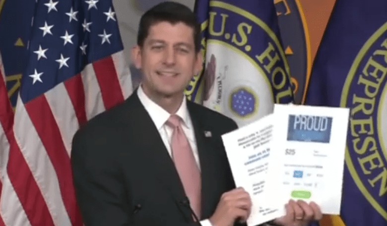 Speaker Ryan: The Democrats are Raising Money on Their Sit-In!