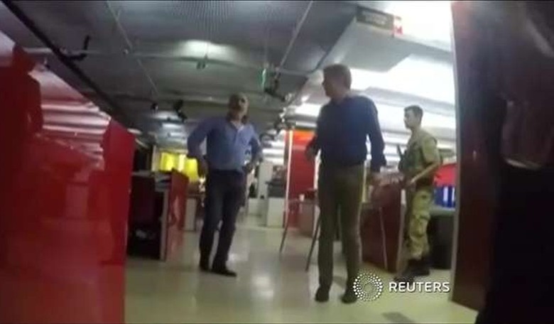 Compelling Video of Turkish Police Retaking CNN-Turk Broadcast Studio