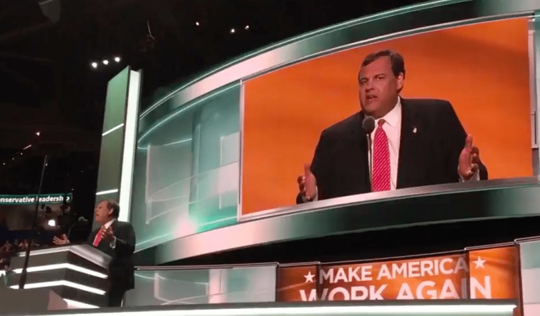 Chris Christie Prosecutes Hillary Clinton on the RNC Floor