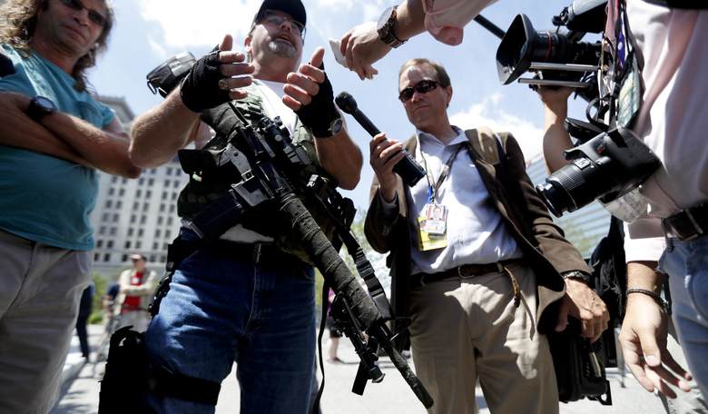 How Many People Were Shot by Open Carriers at the RNC?