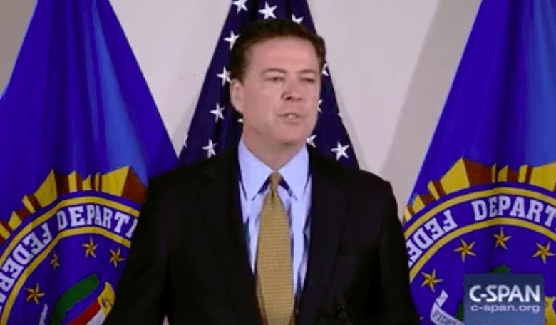 FBI Director Comey's Comments on Not Indicting Hillary