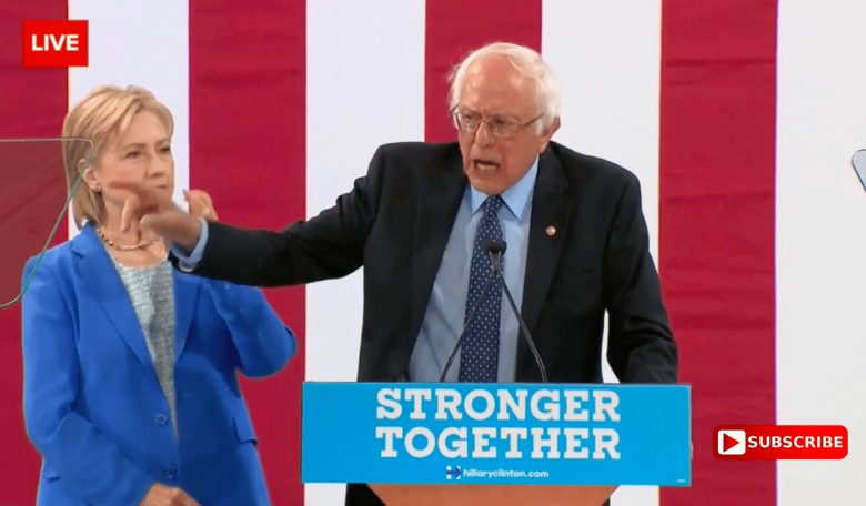 Bernie Sanders Finally Caves, Endorses Hillary Clinton