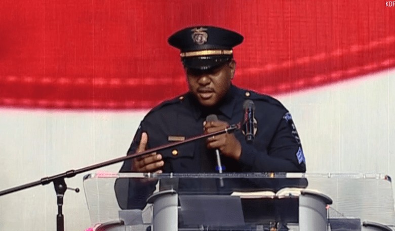 This Cop Can Sing!!