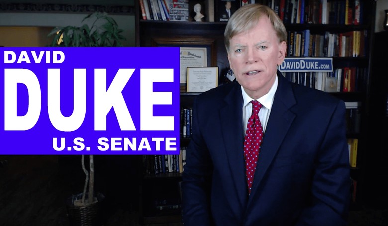 Ex-KKK David Duke Decries 'Ethnic Cleansing' Against Whites in Senate Run Announcement