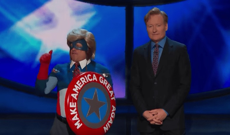 Conan O'Brien Comic-Book Slams Donald Trump?!?