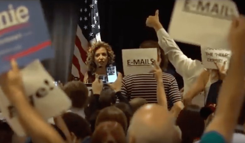 'Shame! Shame!' Wasserman Schultz Booed at DNC Over 'E-MAILS'