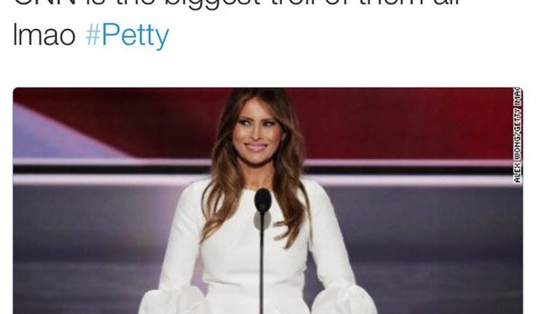 DOJ Staffer Tweets Snark About Melania Trump on Official Twitter Account