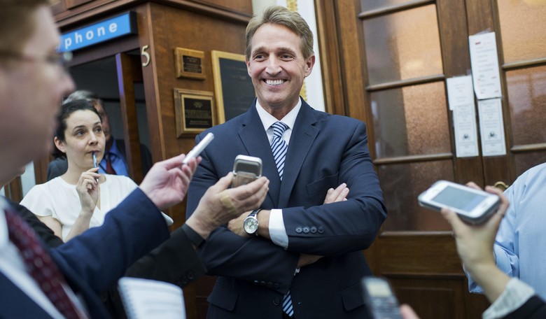 Flake Retiring; McConnell-Allied PAC Vows to Keep Bannon Pick Out