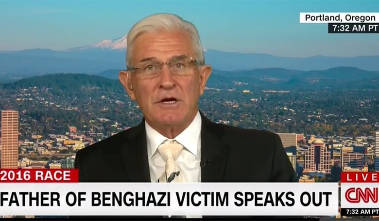 CNN Asks Benghazi Father to Criticize Trump. He Attacks Hillary Instead