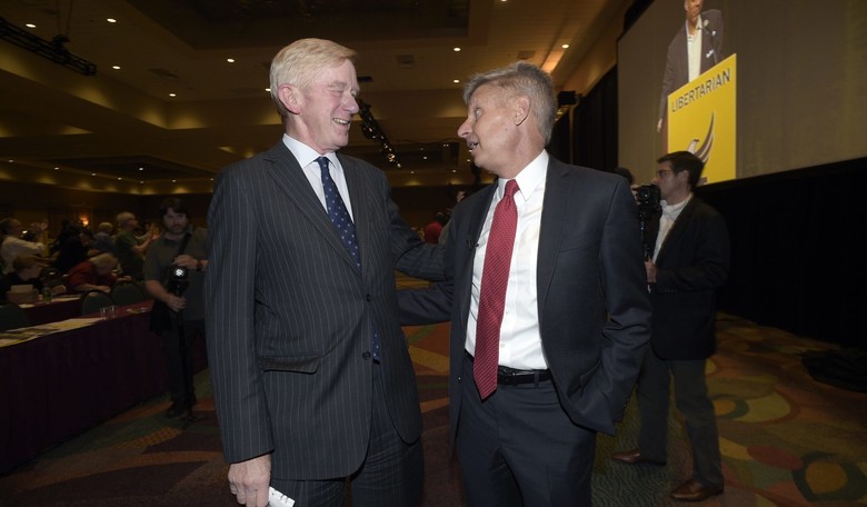 Johnson and Weld Make Fiscal Pitch to Republicans in CNN Town Hall