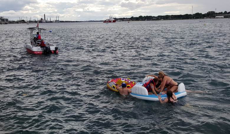 Don't You Hate It When Your River Tubing Party Illegally Floats Into Canada?
