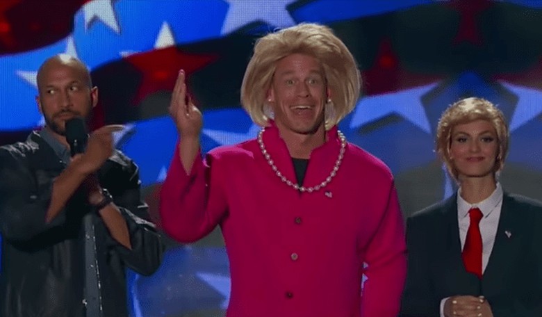 Um... John Cena Dressed Up as Hillary Clinton...