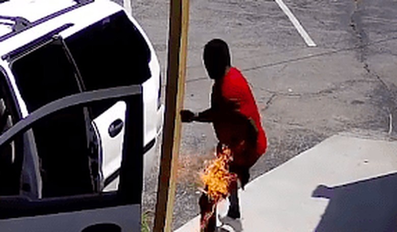 This Arsonist Set His Own Leg on Fire...