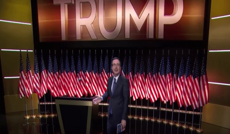 John Oliver Tells Trump to Drop Out...