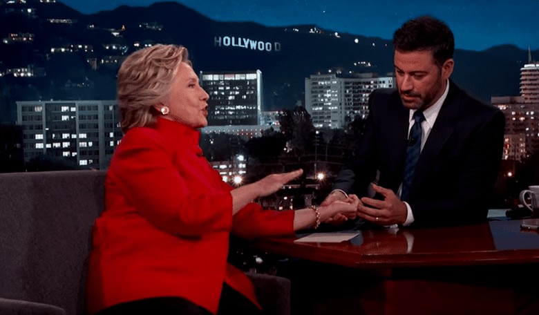 Jimmy Kimmel Makes Hillary 'Prove' She's Healthy