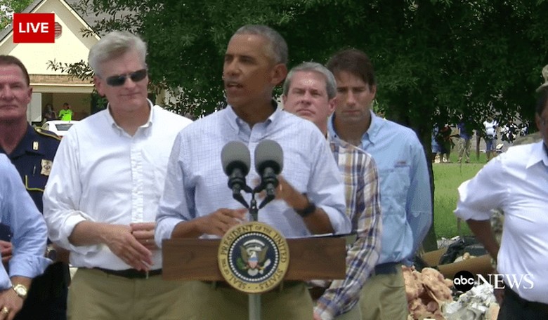 Obama Says to Do Whatever You Can to Help Louisiana