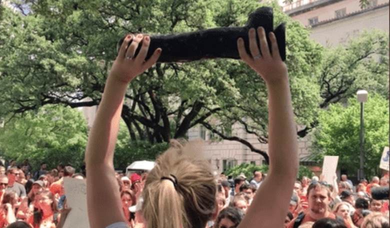 Trigger Warning! Protesters are Brandishing Sex Toys at The University of Texas