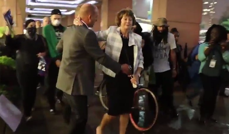 Police Held Back While Violent Mob Assaulted Trump Fundraiser Attendees?