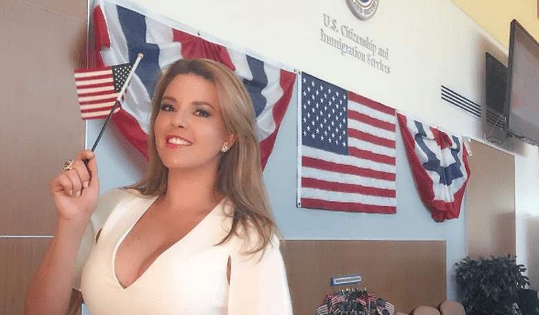 Former Miss Universe Who Claims Trump Called Her 'Miss Piggy' Becomes U.S. Citizen in Time to Vote Against Him