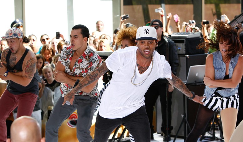 Chris Brown Brandishes a Gun, Yelling 'Get the F**k Out!'