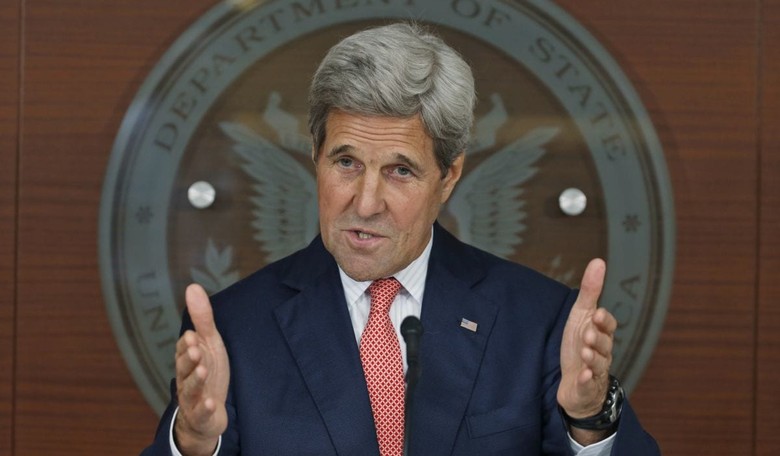 Trump Mocks Kerry: Never Walked Away from Table Except 'That Bicycle Race Where He Fell'