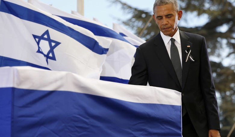 Obama at Peres Funeral: Zionism 'Best Protected' When Palestinians Have 'State of Their Own'