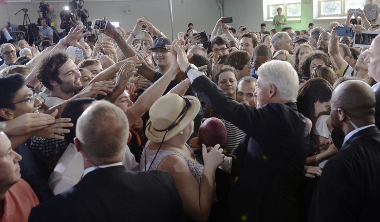 Bill Clinton: 'People Faint at My Political Rallies All the Time'