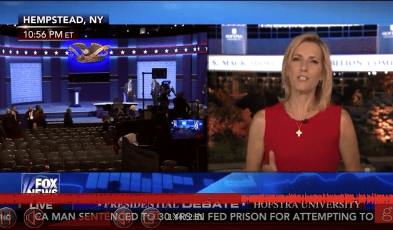 Trump Supporter Laura Ingraham: 'Hillary Clinton Came Prepared' for Debate