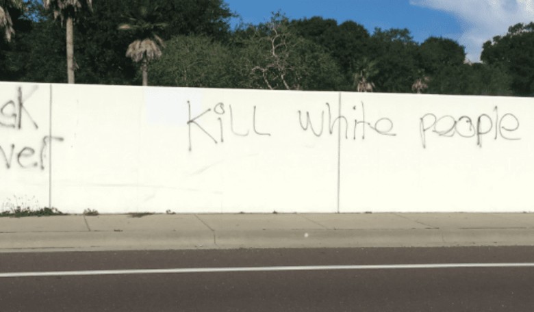 Vandals Spray 'Kill White People' on Walls