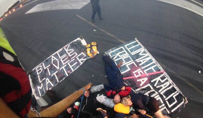 Black Lives Matters Shuts Down London Runway