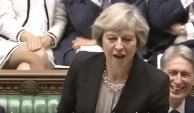 New British Prime Minister Gets a Good Dig in Against Labour Party Leader