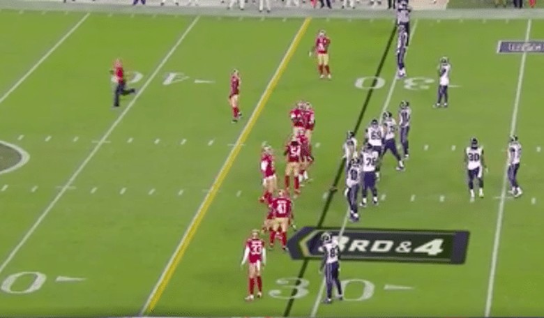 'Goofball' Runs Onto the Monday Night Football Field