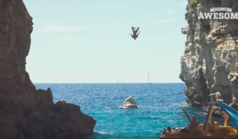 These May Be the Most Extreme Rope Swing Dives Ever!