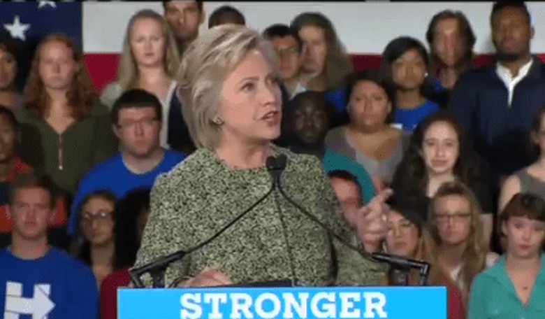 Hillary Calls Trump a Loose Cannon