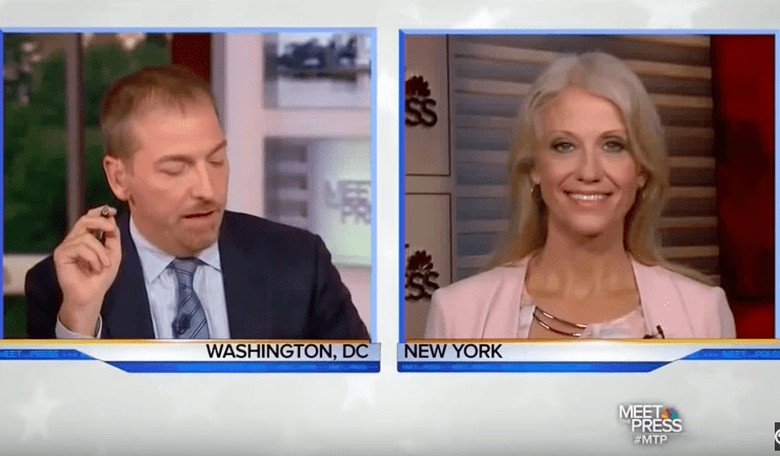 Chuck Todd Grills Trump Campaign, Lets Hillary Off the Hook