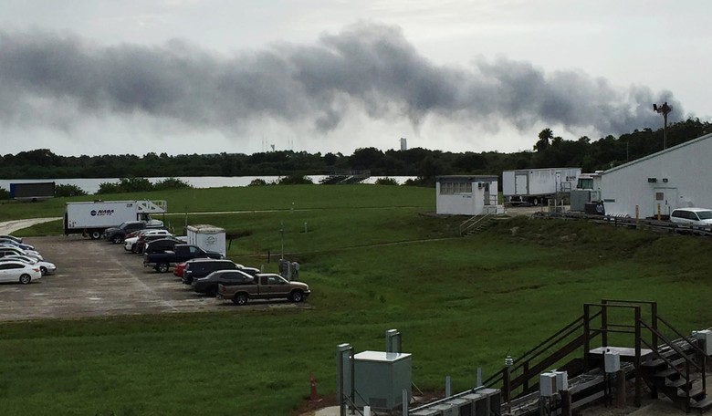 SpaceX Rocket Explodes on Launch Pad