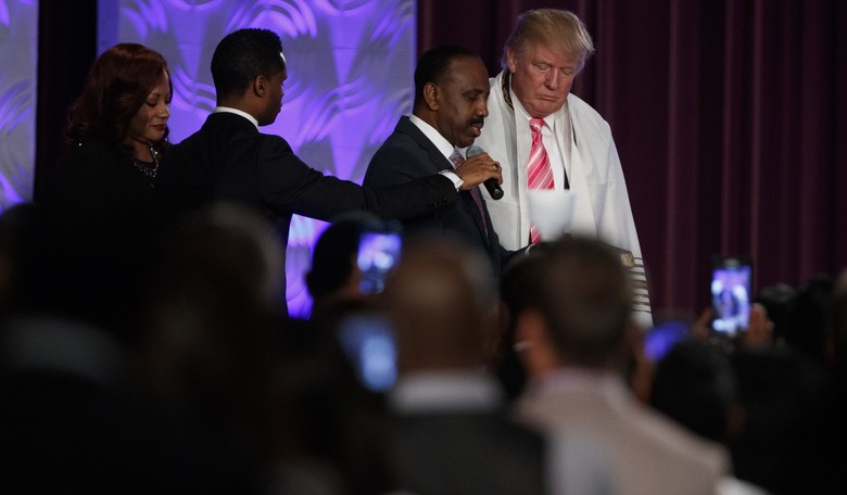 WATCH: Reuters Cuts Video Feed of Favorable Trump Appearance in Detroit Church