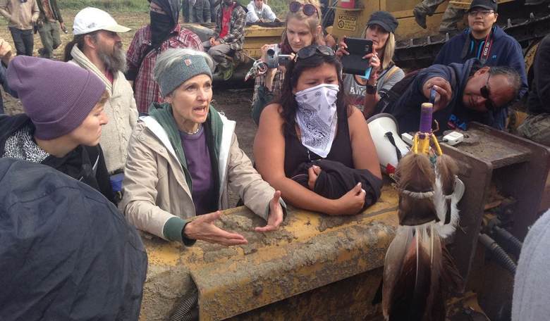 PRESIDENTIAL? Green Party Candidate Jill Stein VANDALIZES Bulldozer, Will Be Charged