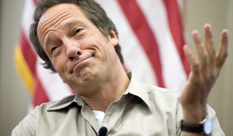 Nude Mike Rowe Sees Drone Outside Bedroom Window, Pulls Shotgun