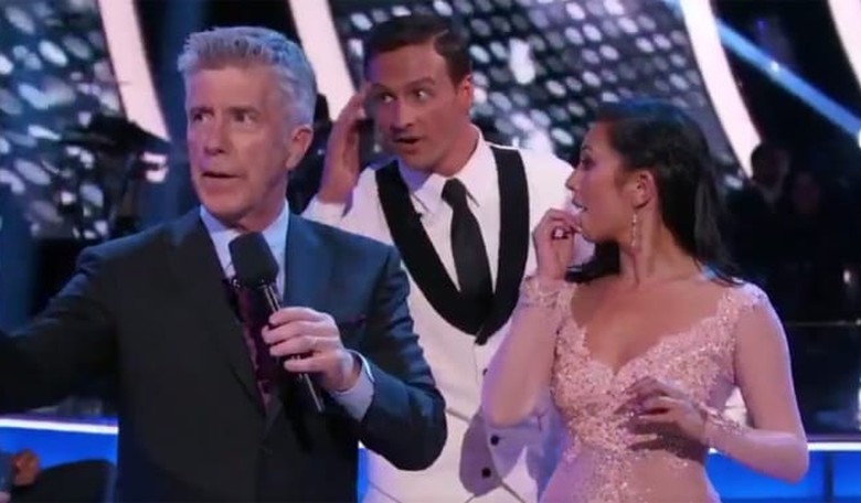 Two Protesters Attack Ryan Lochte on Season Premier of Dancing With the Stars