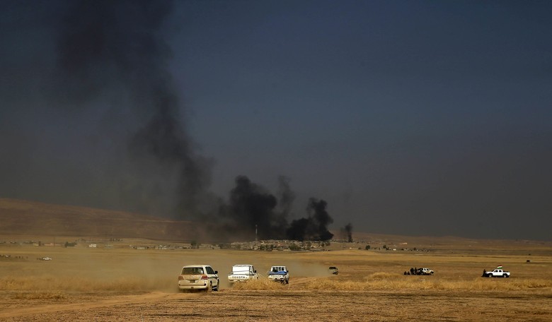 American Troops 'on the Outskirts' of Mosul During Iraqi-Kurdish Offensive