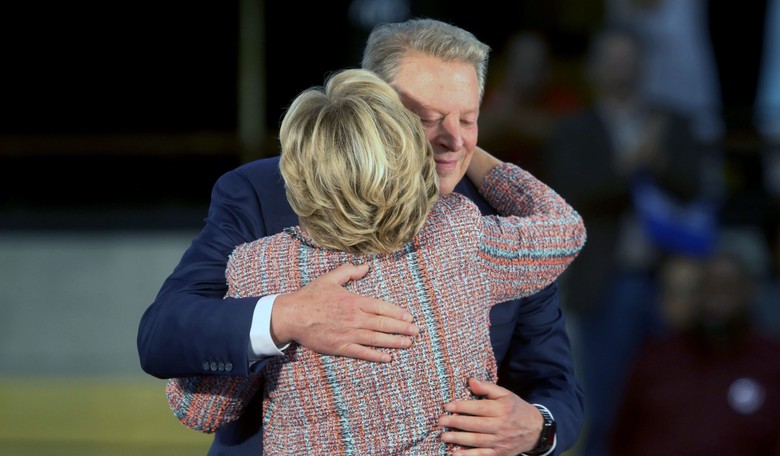 Al Gore Stumps for Hillary, Says Nightly News Like 'Hike Through Book of Revelation'