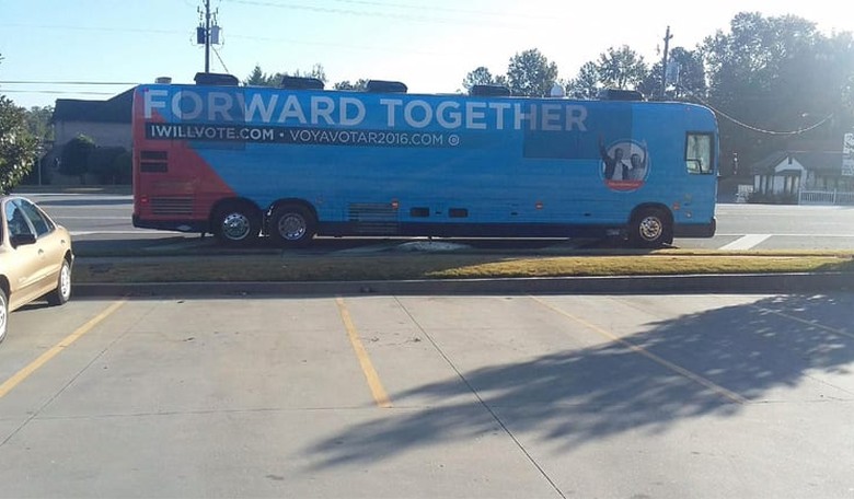 Gross: Hillary Campaign Bus Caught Dumping Human Waste in Georgia
