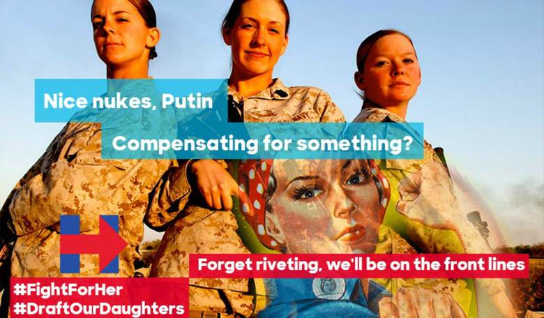 19 Hilarious Hillary Clinton 'Draft Our Daughters' Ads