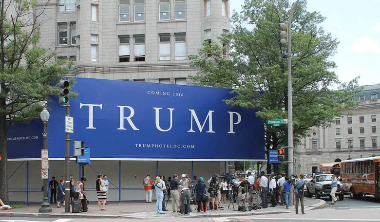 The Trump Hotel in DC Was Vandalized With 'Black Lives Matter' Graffiti